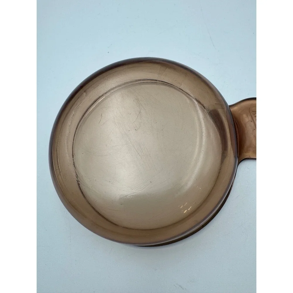 Corning Vision Amber Glass Grab-It Bowl V-150-B Vintage‎ USA Made Brown Cookware